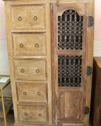 Credenza etnica africana ante e cassetti