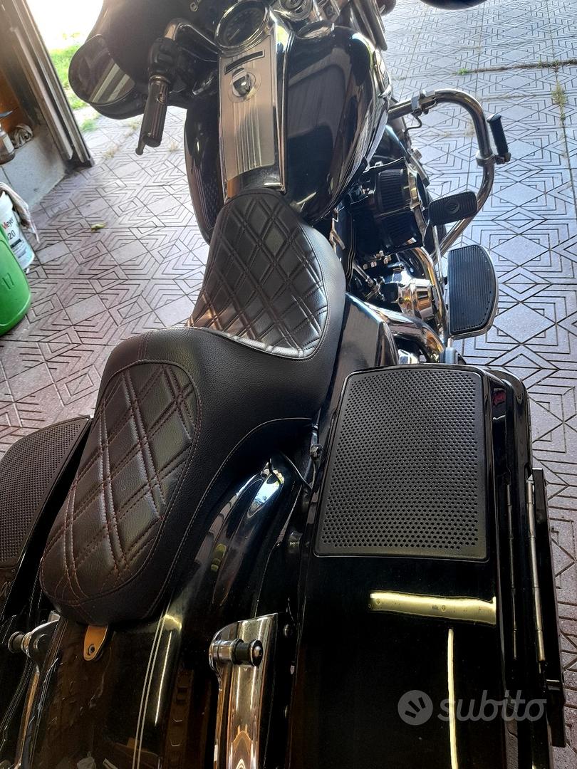 Sella Bici Bambini Cionlli Harley-Davidson Fiamme Nero/Rossa Con Attacco
