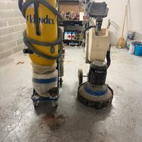 Levigatrice levighetor Max Klindex e aspiratore