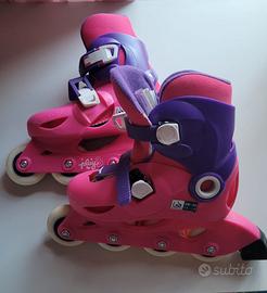 Roller bambina + set protezione