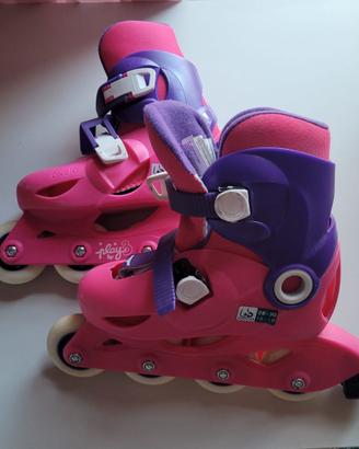 Roller bambina + set protezione