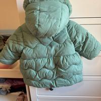 Piumino verde petrolio