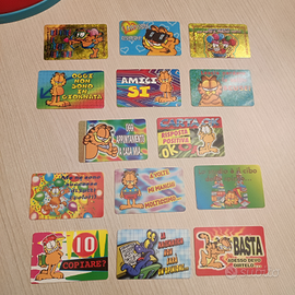 Figurine Cards Garfield vintage