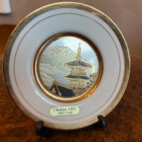 Piattino Chokin art decoro oro 24kt