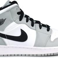 AIR JORDAN NIKE 1 MID LIGHT SMOKE GREY - TAGLIA 41