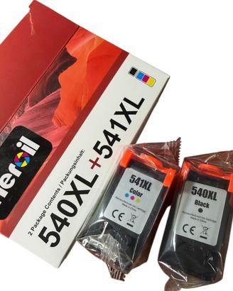 Cartucce PG540 XL Nere CL541 XL a Colori