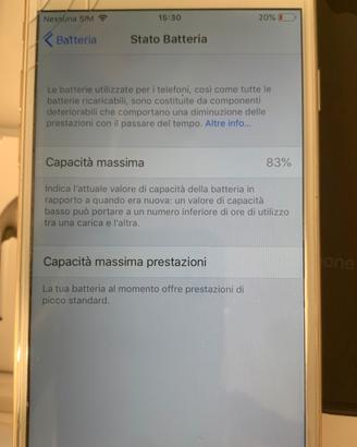 Iphone 6 64 gb oro