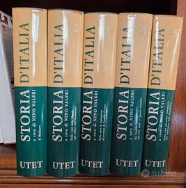 Storia d'Italia. NINO VALERI. UTET. 4 volumi