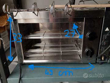 piatti ristor ,vetrina condimenti, fornetti panini