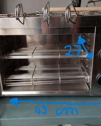 piatti ristor ,vetrina condimenti, fornetti panini