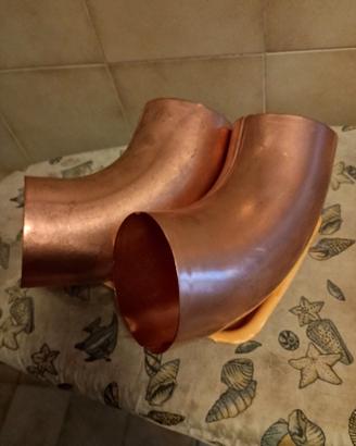 curve in rame diametro 10 cm