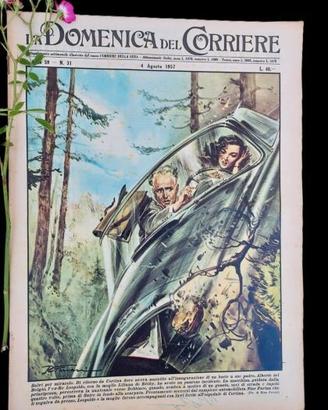 La Domenica del Corriere 4 agosto 1957 De Sperati