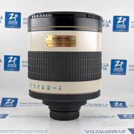 SAMYANG 800 mm f8 DX ATTACCO M42 + GARANZIA USATO