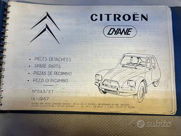 Catalogo Citroen Dyane 1968