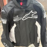 Giacca moto in pelle