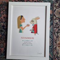 Poster 30x40 cm Alice nel paese delle meraviglie