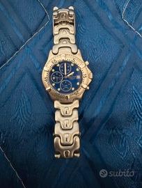 Bulova crono 3mt acciaio vintage uomo cronografo