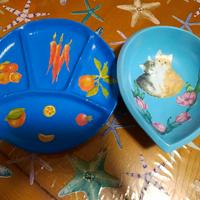 Piatti per Sottaceti Portaoggetti in decoupage