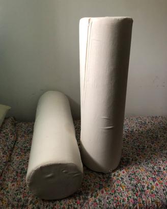 Cuscino cilindrico  80 cm con fodera  DUE