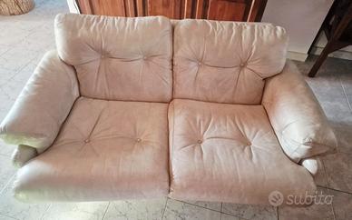 2 divani vintage originali anni '80 in pelle