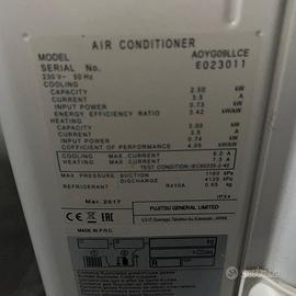 Climatizzatore Condizionatore Fujitsu 9000 BTU - G