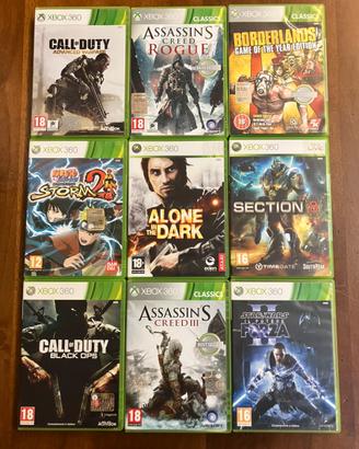 Lotto giochi xbox 360 (prezzi in descrizione)