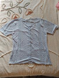 T-shirt azzurra donna