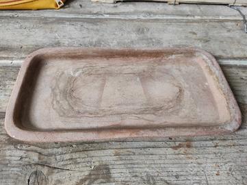 Sottovaso in terracotta, ideale per bonsai