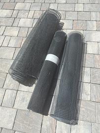 rete plastica 3 rotoli da  10 metri grigio