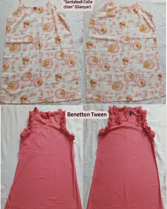 Abito BENETTON TWEEN vistito dress+ Gratis Abito