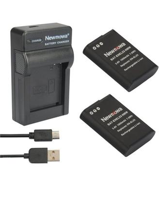 Batterie Nikon EN-EL23 con caricatore USB