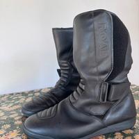 Stivali da moto  Road in cuoio nero