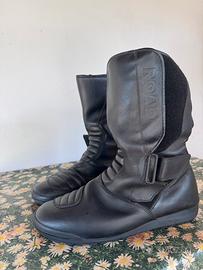 Stivali da moto  Road in cuoio nero