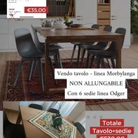 Tavolo in legno Ikea