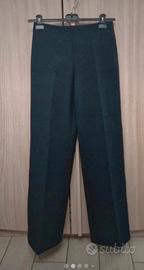 PANTALONI PALAZZO BLU SCURO 