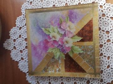 piatto decoupage