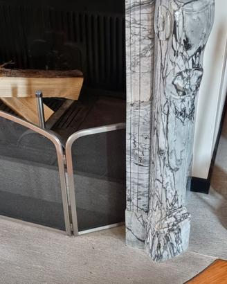Set completo attrezzi per caminetto in metallo