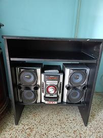 Stereo Sony Hi-Fi lettore cassette + radio + AUX