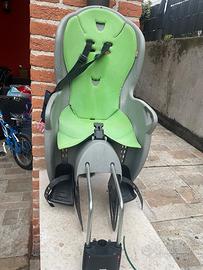 Seggiolino bicicletta hamax kiss verde