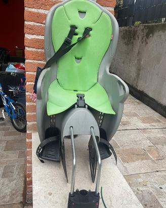 Seggiolino bicicletta hamax kiss verde