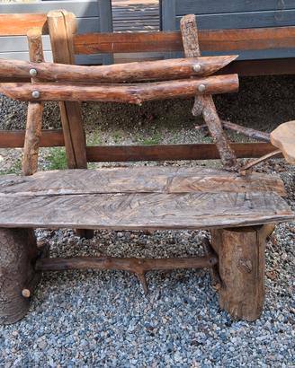 panca legno fai da te da giardino