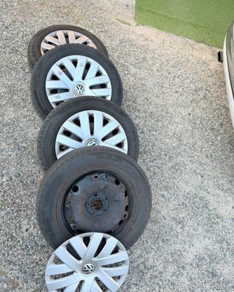 Cerchiferro con pneumatici polo 6j x15h2 et38