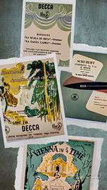 ⭕ Dischi 33 giri Vintage anni '50 London New York