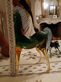 Cavalli in vetro di Murano