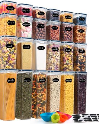 YASHE 24 Pezzi Contenitori Ermetici per Alimenti