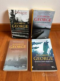 Set 4 libri thriller e gialli di Elizabeth George