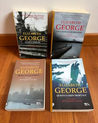 Set 4 libri thriller e gialli di Elizabeth George