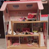 Casa delle bambole in legno kidkraft
