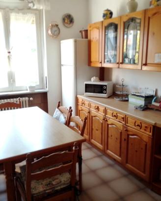 Cucina usata ante in legno di abete 