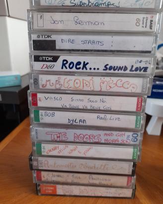 audiocassette musica mista 